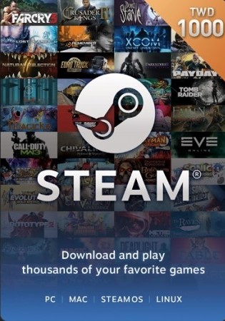 STEAM蒸氣卡 1000